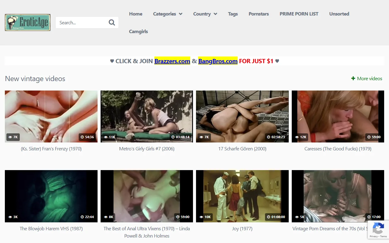 Screenshot of Eroticage